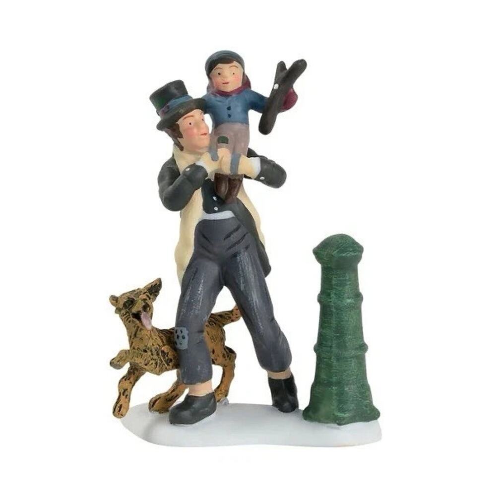 Dept 56 Dickens Village Bob Cratchit & Tiny Tim A Christmas Carol 2001
